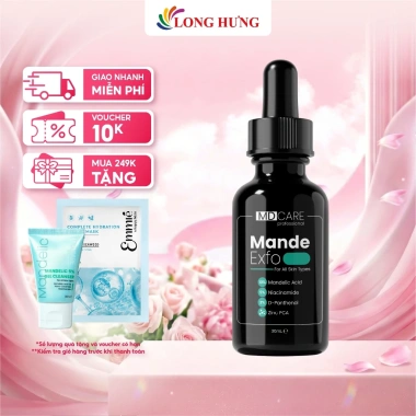 Tẩy tế bào chết MD CARE Mande Exfo 10ml/30ml – Da mịn, giảm mụn, chỉ 159.000₫