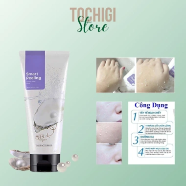 Tẩy Tế Bào Chết Ngọc Trai The Face Shop Smart Peeling 120ml - Giá 155.000 Da Mịn