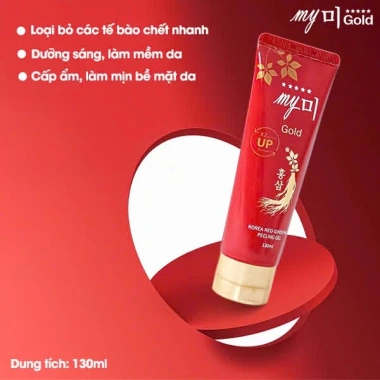 Tẩy Tế Bào Chết Sâm Đỏ My Me Gold 130ml - Sạch Da, Mịn Màng, Sáng Hồng Tự Nhiên 3 Tẩy Tế Bào Chết Sâm Đỏ My Me Gold 130ml - Sạch Da, Mịn Màng, Sáng Hồng Tự Nhiên 3