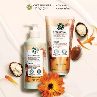 Tẩy tế bào chết toàn thân Bơ hạt mỡ Yves Rocher Rich Scrub 250ml - Giá chỉ 532.000đ