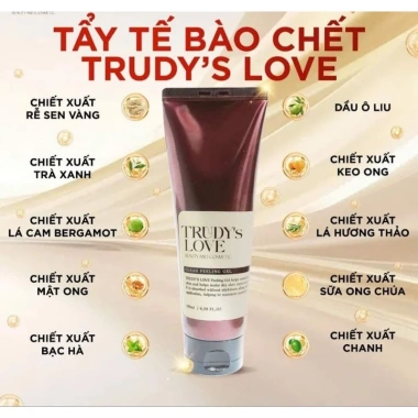 Tẩy tế bào chết Trudy's Love - Dưỡng da mịn màng, giảm thâm, giảm 28.000đ, chỉ 140.000đ