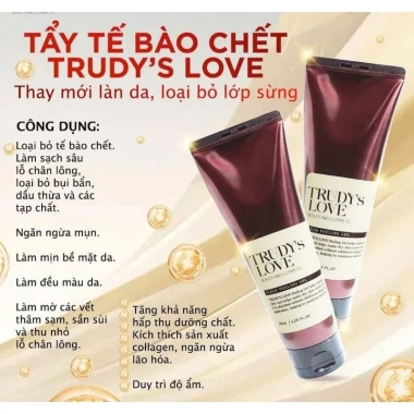 Tẩy tế bào chết Trudy's Love - Dưỡng da mịn màng, giảm thâm, giảm 28.000đ, chỉ 140.000đ