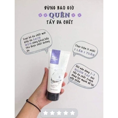 Tẩy tế bào da chết ngọc trai TFS White Jewel Peeling 120ml - Da sáng mịn, dưỡng ẩm