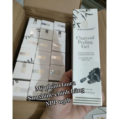 Tẩy tế bào than hoạt tính Laura Sunshine Kim Anh - Giảm giá 20% Da sạch, se khô mụn, chỉ 218.990₫ 5