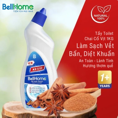 Tẩy toilet Bell Home hương quế 1kg - Sạch bồn cầu, khử mùi mạnh - 10.900₫
