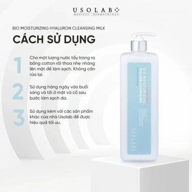 Tẩy trang BIO Hyaluron Cleansing Milk 1.000ml - Dưỡng ẩm sâu, làm sạch nhẹ nhàng, ưu đãi