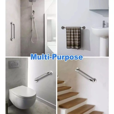 Tay vịn an toàn SUS304 thép không gỉ phòng tắm, bồn tắm, bồn cầu – giá treo khăn tường 4