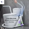 Tay vịn bồn cầu xoay 90 độ hiện đại, tiết kiệm không gian, lắp đặt nhanh không khoan - Giá 2.99 triệu 2