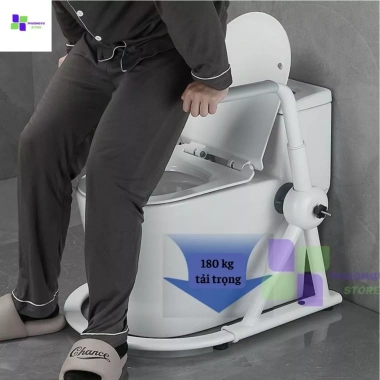 Tay vịn bồn cầu xoay 90 độ hiện đại, tiết kiệm không gian, lắp đặt nhanh không khoan - Giá 2.99 triệu 3