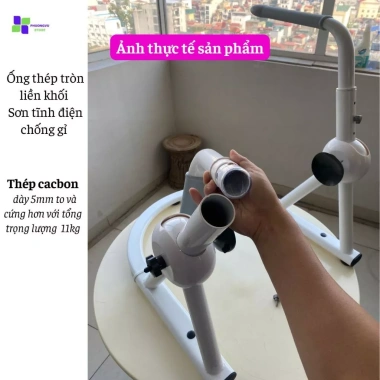 Tay vịn bồn cầu xoay 90 độ hiện đại, tiết kiệm không gian, lắp đặt nhanh không khoan - Giá 2.99 triệu 6