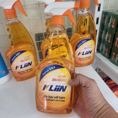 Tẩy xịt đa năng Kliin 650g: Giảm giá 53.000₫, làm sạch nhanh, diệt khuẩn, tiện lợi cho mọi bề mặt