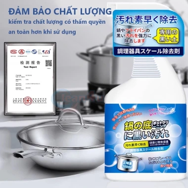 Tẩy xoong nồi siêu sạch Nhật Bản 500ml - Khử mùi, an toàn, giá ưu đãi 79.000đ 7