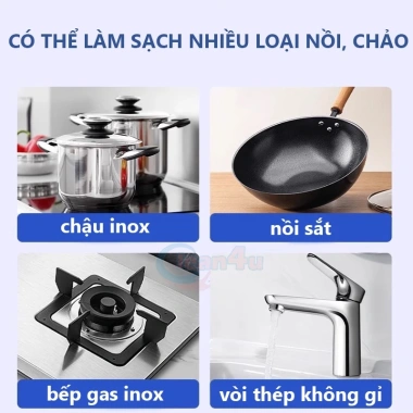 Tẩy xoong nồi siêu sạch Nhật Bản 500ml - Khử mùi, an toàn, giá ưu đãi 79.000đ 8