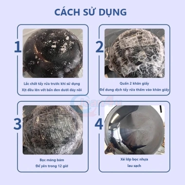 Tẩy xoong nồi siêu sạch Nhật Bản 500ml - Khử mùi, an toàn, giá ưu đãi 79.000đ 9