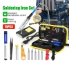 TAYO bộ 15 món mỏ hàn thiếc 80W 220V – Nhiệt độ điều chỉnh, máy hàn chì mini, bộ mũi hà, 53.350₫