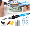 TAYO bộ 15 món mỏ hàn thiếc 80W 220V – Nhiệt độ điều chỉnh, máy hàn chì mini, bộ mũi hà, 53.350₫ 5