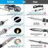 TAYO bộ 15 món mỏ hàn thiếc điều chỉnh nhiệt độ 60W 220V - máy hàn chì mini, phụ kiện, mũi hàn, kệ hàn 3