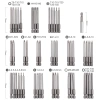 TAYO Bộ mũi vặn vít 6.35mm 50 chi tiết - Đầu hoa thị, 2 & 4 cạnh, giá 72.750 VND 5