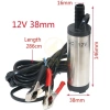 TAYO Bơm điện chìm 12V/24V DC vỏ hợp kim nhôm, 30L/phút, bơm dầu diesel, nhiên liệu - Giá chỉ 50.000đ