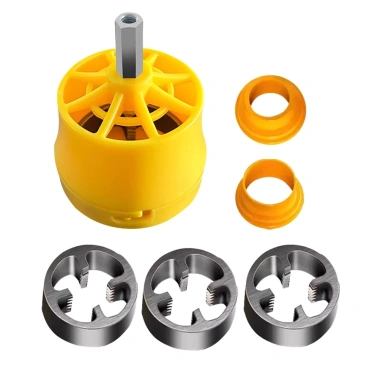 TAYO Đầu tạo ren ống lắp máy khoan Mẫu Mới - Dụng cụ ren ống nước 1/2‑3/4 inch, giá chỉ 35.510₫ 5