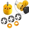TAYO Đầu tạo ren ống lắp máy khoan Mẫu Mới - Dụng cụ ren ống nước 1/2‑3/4 inch, giá chỉ 35.510₫ 9