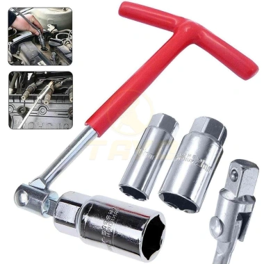 TAYO Dụng Cụ Tháo Bugi Tay Cầm Thanh Chữ T - Spark Cắm 16mm và 21mm Giá 45k