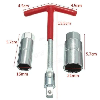 TAYO Dụng Cụ Tháo Bugi Tay Cầm Thanh Chữ T - Spark Cắm 16mm và 21mm Giá 45k 3 TAYO Dụng Cụ Tháo Bugi Tay Cầm Thanh Chữ T - Spark Cắm 16mm và 21mm Giá 45k 3