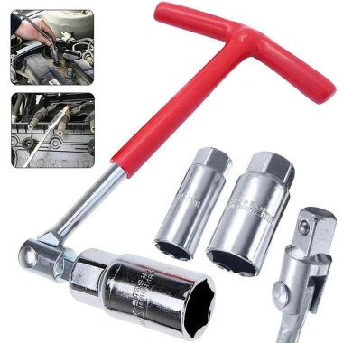TAYO Dụng Cụ Tháo Bugi Tay Cầm Thanh Chữ T - Spark Cắm 16mm và 21mm Giá 45k