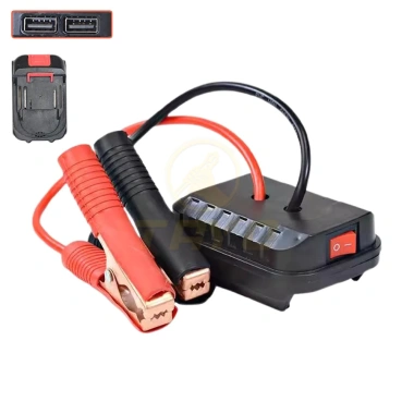 TAYO Kích bình ắc quy 18V oto, xe máy, chuyển đổi điện từ chân pin Makita 4cm, giảm còn 45.000₫