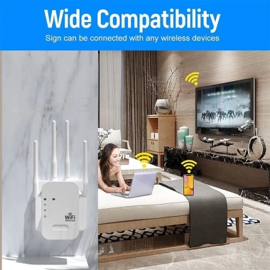 TAYO Kích sóng Wifi 4 râu 300Mbps – Mở rộng phủ sóng, tăng tốc, phát Wifi từ dây