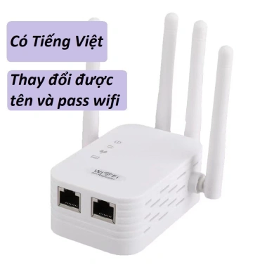 TAYO Kích sóng Wifi 4 râu 300Mbps – Mở rộng phủ sóng, tăng tốc, phát Wifi từ dây