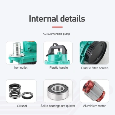 TAYO Máy bơm nước chìm siêu bền 370W 25L/phút - Lõi đồng 100% - Giá 600.000đ