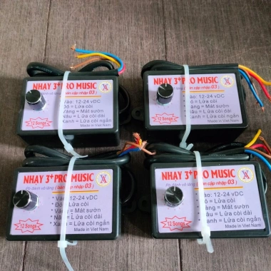 TAYO Nhại Còi 3 Pro 8 Bài - Điện Auto 12V/24V, Còi Hơi và Điện, Chất Lượng Cao, Giá Chỉ 50.000 3