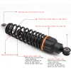 TAYO Phuộc Sau Wave Dream Nice - Phuộc Nai Nhiều Dòng Wave RS S110, Giá 50.000 VNĐ 5