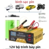 TAYO Sạc bình 12V-24V tự ngắt, 3Ah-200Ah cho xe máy & ô tô – Giao nhanh Hồ Chí Minh