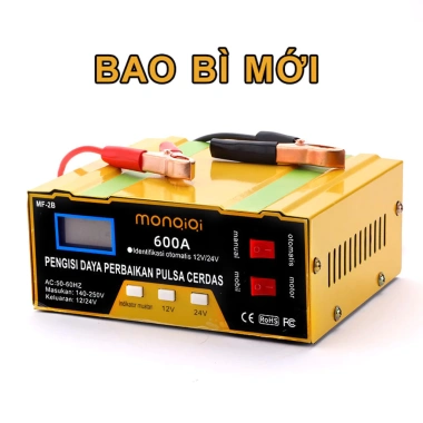 TAYO Sạc bình 12V-24V tự ngắt, 3Ah-200Ah cho xe máy & ô tô – Giao nhanh Hồ Chí Minh