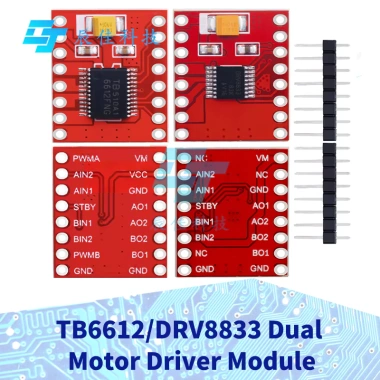TB6.612/DRV8.833 Động Cơ Kép 1A Cho Arduino - Giá 41.111đ, Tốt Hơn L298N