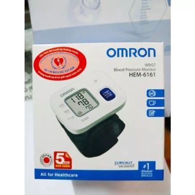 TBYT Đức Nga Máy đo huyết áp cổ tay Omron HEM6.161 - Giá 950.000đ, chuẩn xác, chính hãng