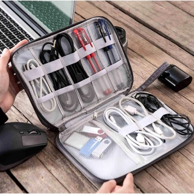 TDCS1 Túi đựng phụ kiện - Bảo quản cáp sạc, tai nghe, sạc dự phòng, giá chỉ 69.000₫