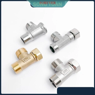 Tê Cầu Chia Nước Nhà Tắm 2 Ngã Phi 21mm Đồng Inox 304 - Giá Ưu Đãi 41.020₫