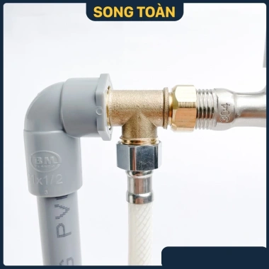 Tê Cầu Chia Nước Nhà Tắm 2 Ngã Phi 21mm Đồng Inox 304 - Giá Ưu Đãi 41.020₫