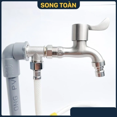 Tê Cầu Chia Nước Nhà Tắm 2 Ngã Phi 21mm Đồng Inox 304 - Giá Ưu Đãi 41.020₫