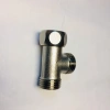 Tê chia nước 2 ngả đồng mạ - T chia bồn cầu và vòi xịt, giá chỉ 73.228 VND 2