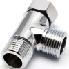 Tê chia nước 2 ngả đồng mạ - T chia bồn cầu và vòi xịt, giá chỉ 73.228 VND 4