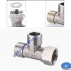 Tê chia nước bồn cầu 2 ren ốc xoay inox - Giá 27.000 VND, tê cầu, tê chia cầu 3