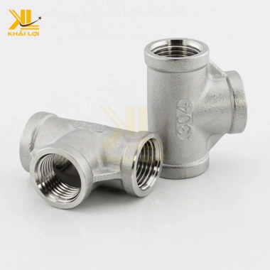 Tê Inox 304 Ren Trong 3 Ngã - Độ Bền Cao, Giá Chỉ 32.000 VND Giảm Giá 2