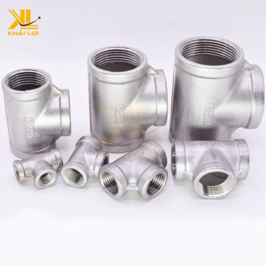 Tê Inox 304 Ren Trong 3 Ngã - Độ Bền Cao, Giá Chỉ 32.000 VND Giảm Giá 3