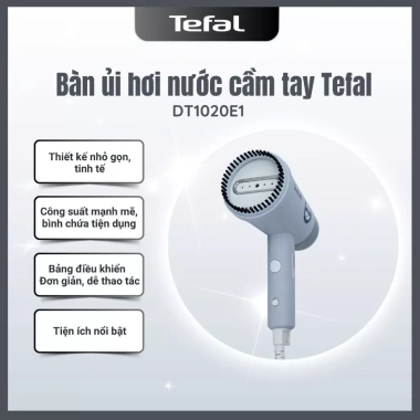 Tefal DT1.020E1 Bàn Ủi Hơi Nước Cầm Tay - Công Suất Mạnh, Giá 728.000₫ Giảm Giá 3