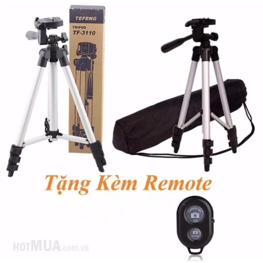 Tefeng Tripod TF3.110 3 Chân Chụp Hình - Nhẹ, Chắc, Tặng Remote Giá 99.000 VNĐ 2