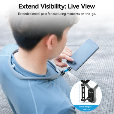 Telesin Cổ Silicon Gắn Tay – Giá Đỡ Video Vlog, Chụp Điện Thoại Di Động 658.900₫
